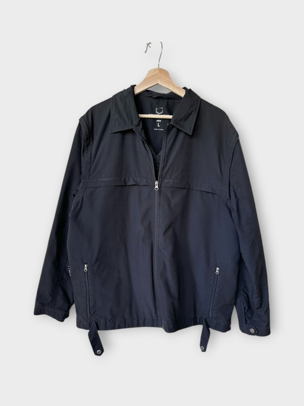 ScotteVest Tec Convertible Jacket Vest Full Zip, Pockets, size L